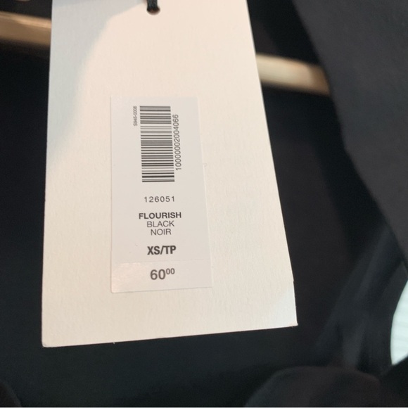 [🌟 PRICE FIRM] ARITZIA Casual Contour Flourish Bodysuit Black Square Neck XS - Picture 13 of 13